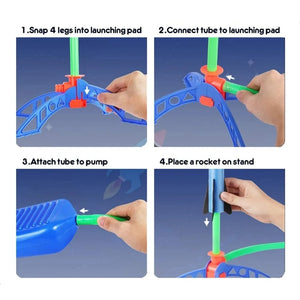 Kinder Air Stomp Rocket Launcher